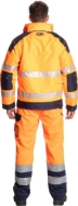 Afbeeldingen van Her jas mt.XL Hodor High Viz Oranje/Marine