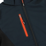 Afbeeldingen van Her softshell jas mt.xxl marine/zwart trystan