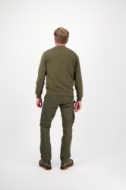Afbeeldingen van Her Torex broek mt.52(b46)Donker Kaki/ Zwart