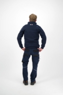 Afbeeldingen van Her Otar sweatvest met kraag  mt.XXL Marine