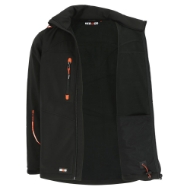 Afbeeldingen van Her poseidon softshell jas mt. l zwart