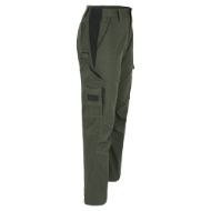 Afbeeldingen van Her Torex broek mt.52(b46)Donker Kaki/ Zwart