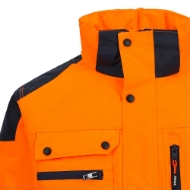 Afbeeldingen van Her jas mt.XL Hodor High Viz Oranje/Marine