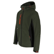 Afbeeldingen van Her softshell jas mt.l kaki/zwart trystan