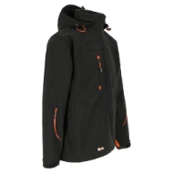 Afbeeldingen van Her poseidon softshell jas mt. l zwart