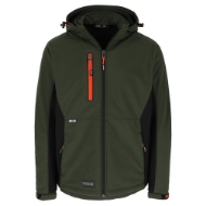 Afbeeldingen van Her softshell jas mt.l kaki/zwart trystan