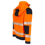 Afbeeldingen van Her jas mt.XL Hodor High Viz Oranje/Marine